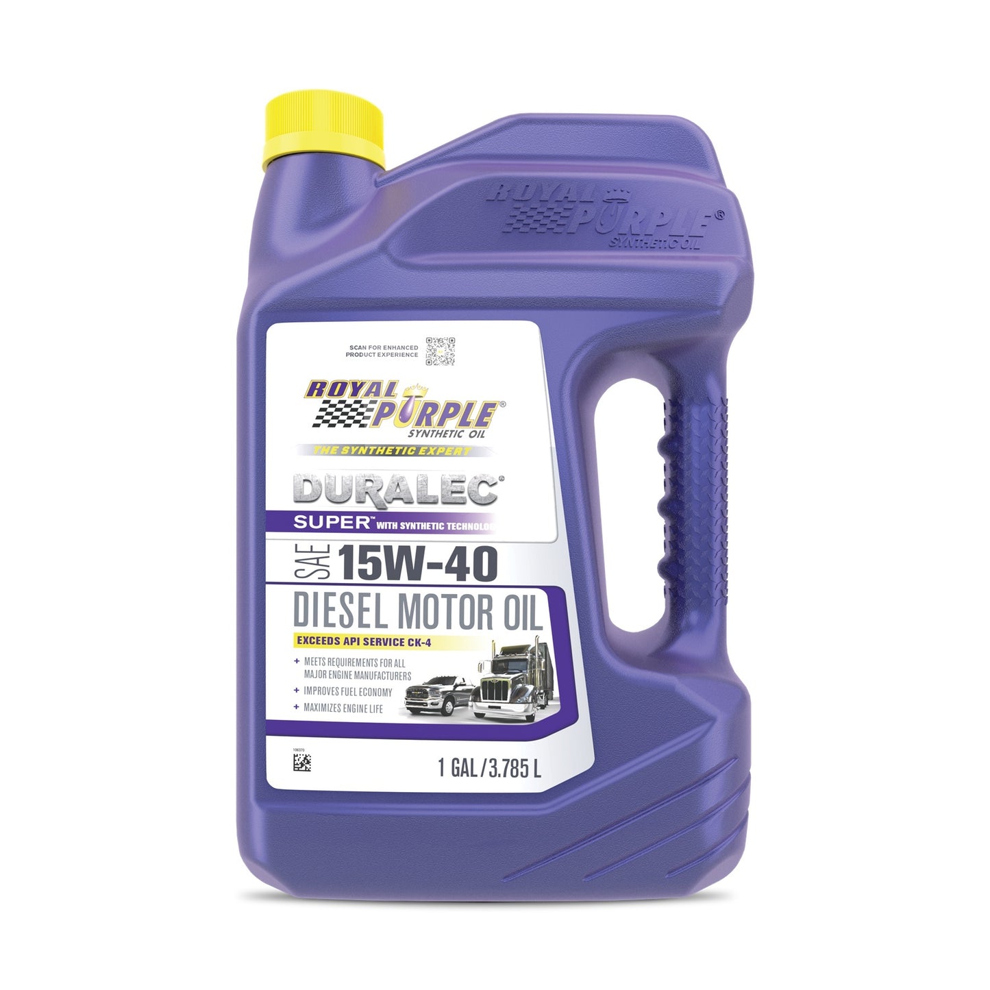 Royal Purple Motor Oil - Duralec Super - 15W40 - Synthetic - 1 gal Jug - Set of 3