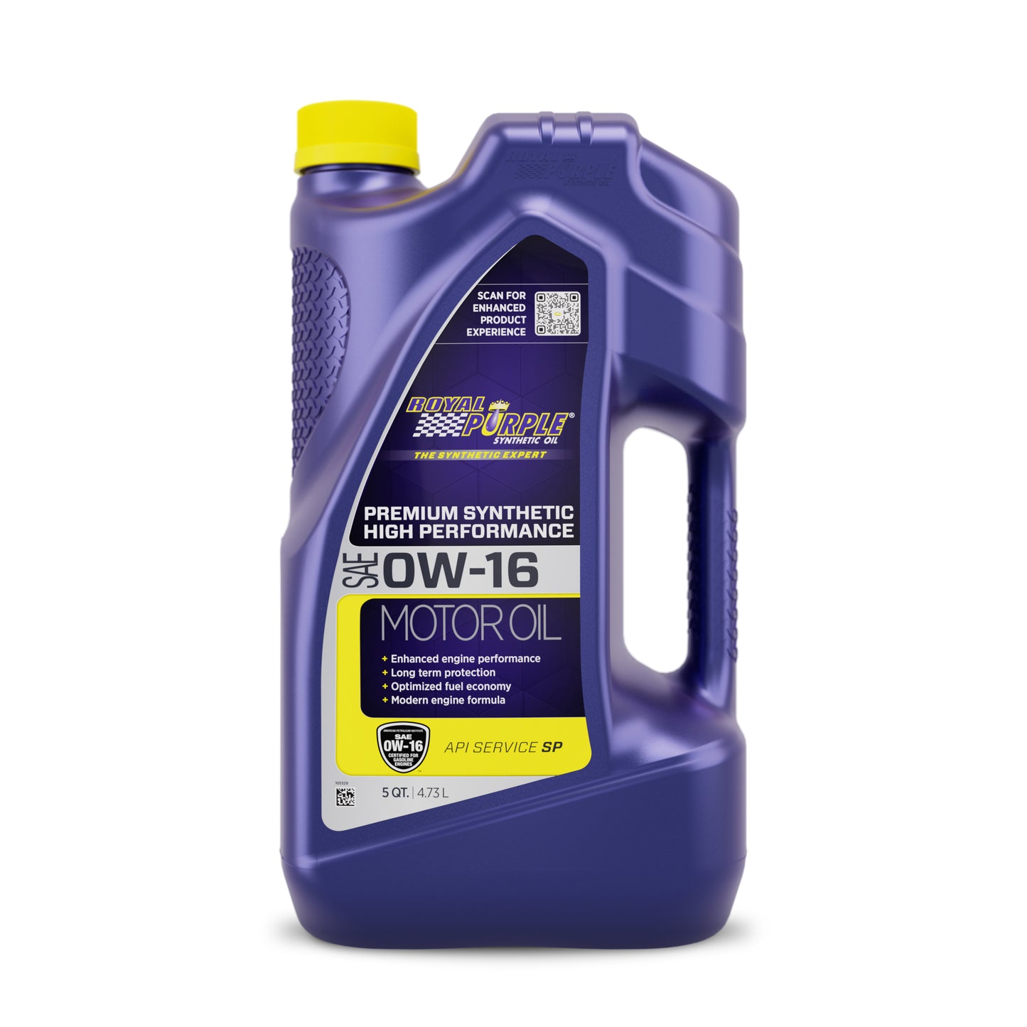 Royal Purple Motor Oil - High Performance - 0W16 - Synthetic - 5 qt Jug - Each