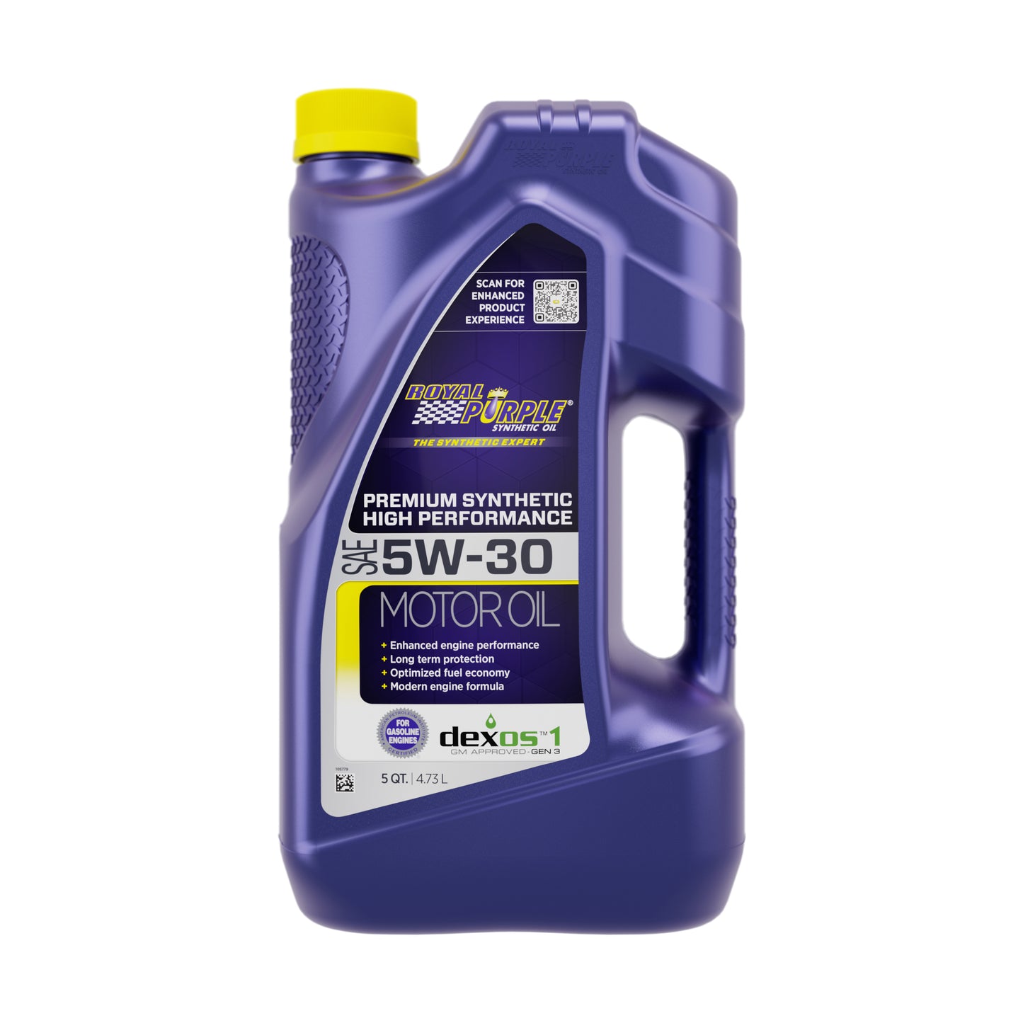 Royal Purple Motor Oil - High Performance - 5W30 - Synthetic - 5 qt Jug - Each