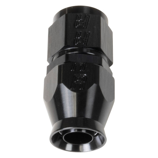 Russell Fitting - Hose End - Pro PTFE - PTFE Hose - Straight - 10 AN Hose to 10 AN Female - Aluminum - Black Anodized