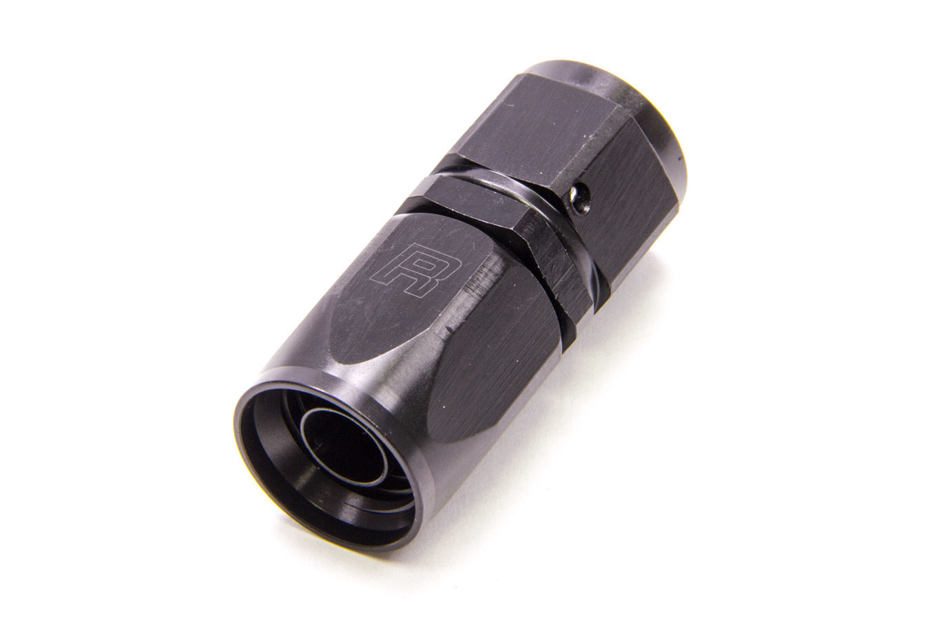Russell Fitting - Hose End - Full Flow - Straight - 8 AN Hose to 8 AN Female - Aluminum - Black Anodized - Each