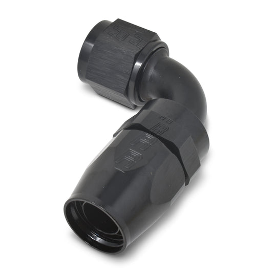 Russell Fitting - Hose End - ProClassic - 90 Degree - 16 AN Hose to 16 AN Female - Aluminum - Black Anodized - Each