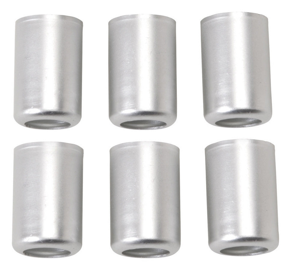 Russell Crimp Collar - Crimp-On - 10 AN - Aluminum - Natural - Set of 6
