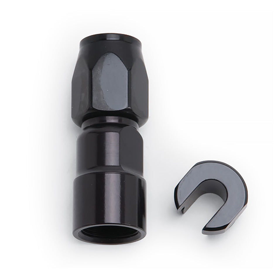 Russell Fitting - Fuel Injection Adapter - Straight - 6 AN Female to 5/16 in SAE Female Quick Disconnect - Screw-In