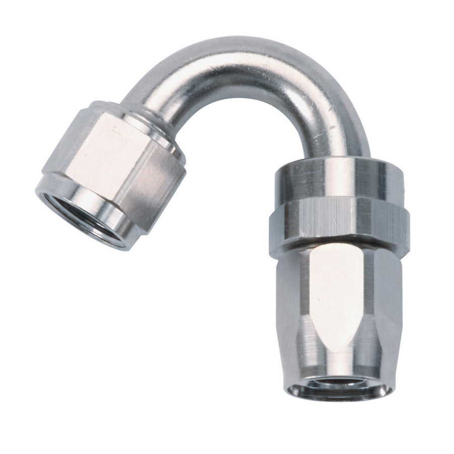 Russell Fitting - Hose End - ProClassic - 150 Degree - Tight Radius - 6 AN Hose to 6 AN Female Swivel - Aluminum -