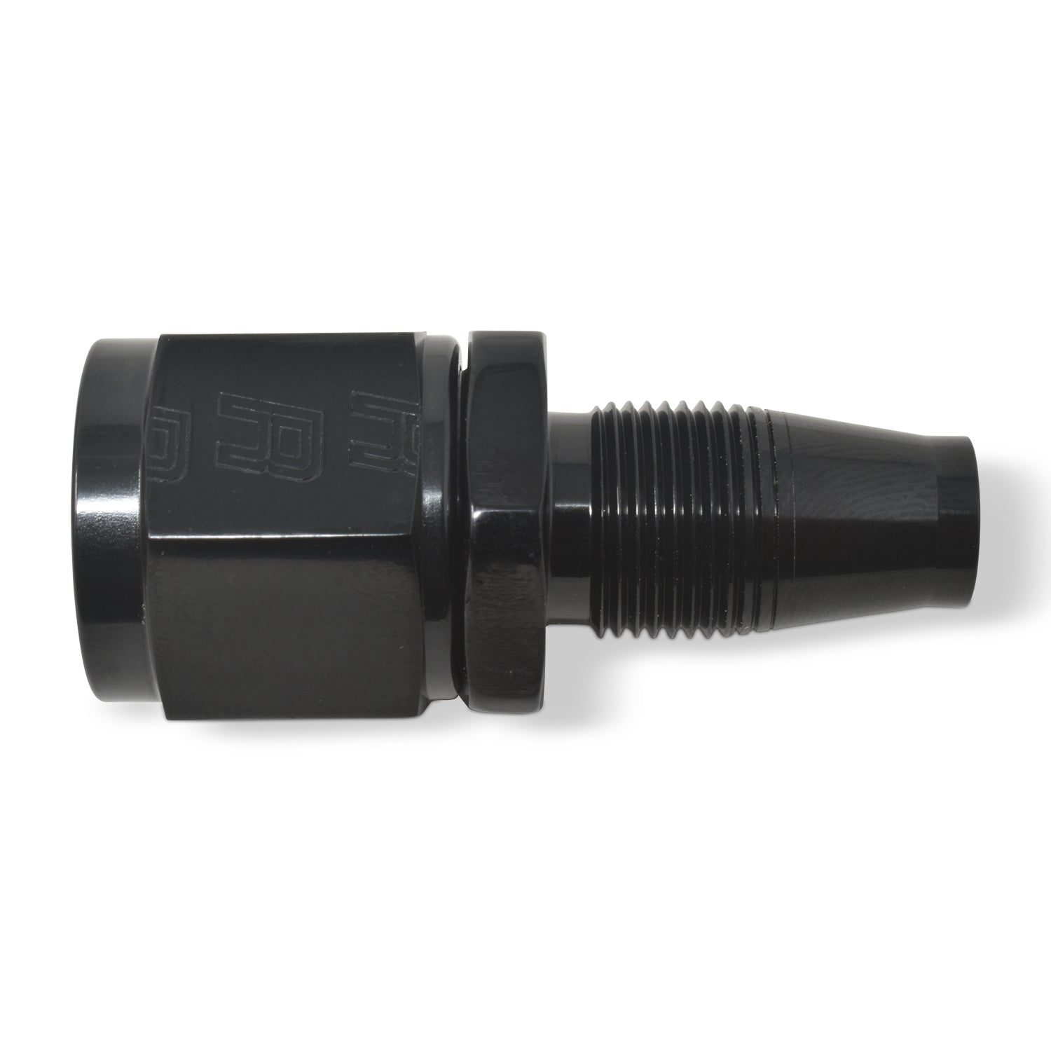 Russell Fitting - Hose End - ProClassic - Straight - 6 AN Hose End to 6 AN Female - Swivel - Aluminum - Black Anodized