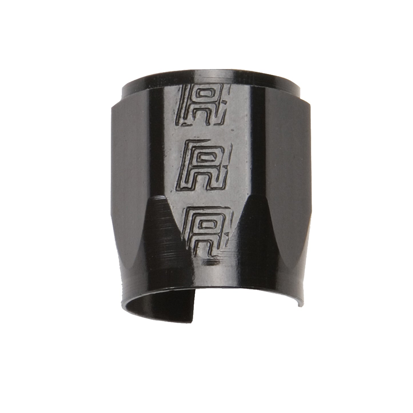 Russell Hose Clamp - Worm Gear - Tube Seal - 8 AN Hose - Hex - Aluminum - Black Anodized - Each