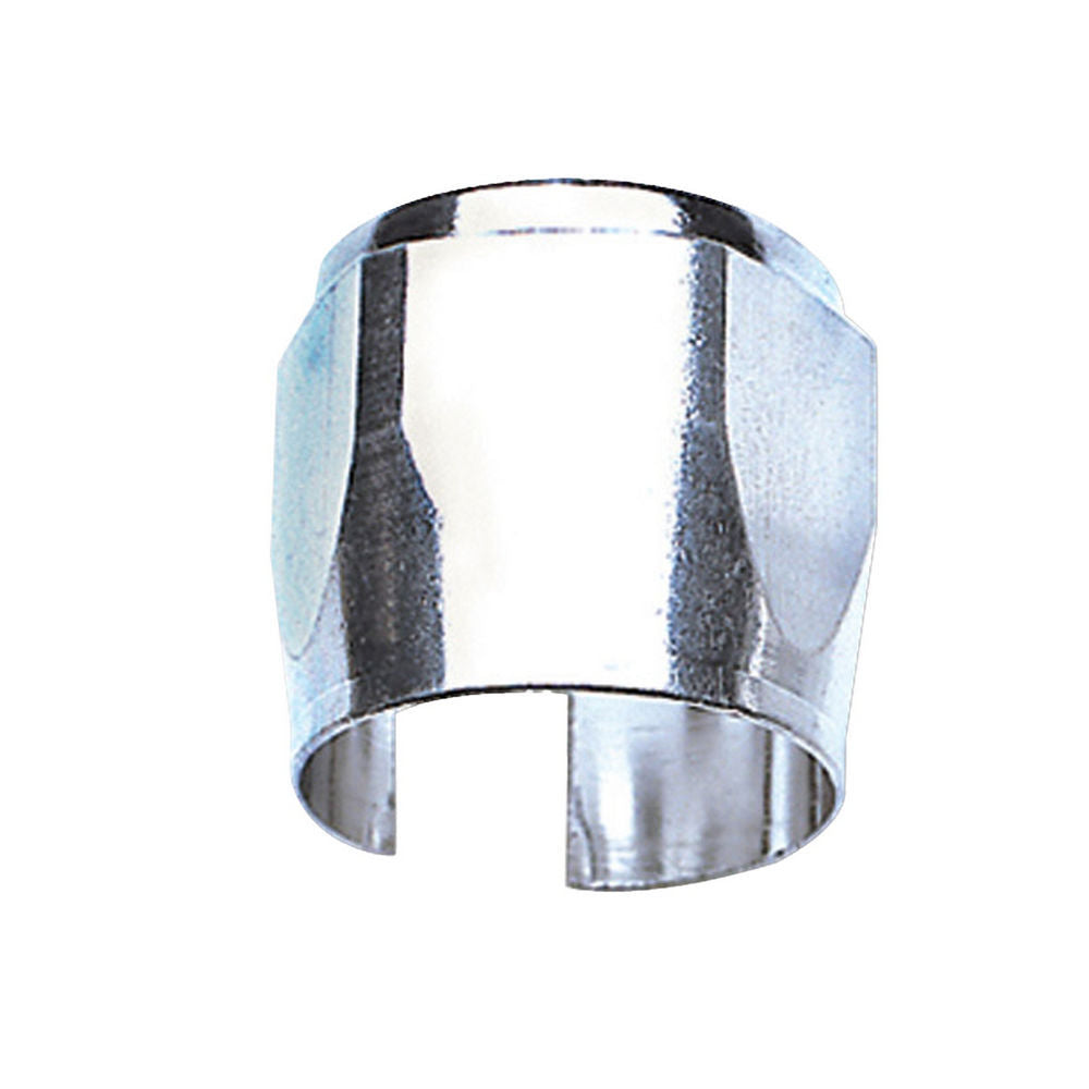 Russell Hose Clamp - Worm Gear - Tube Seal - 6 AN Hose - Hex - Aluminum - Chrome - Each