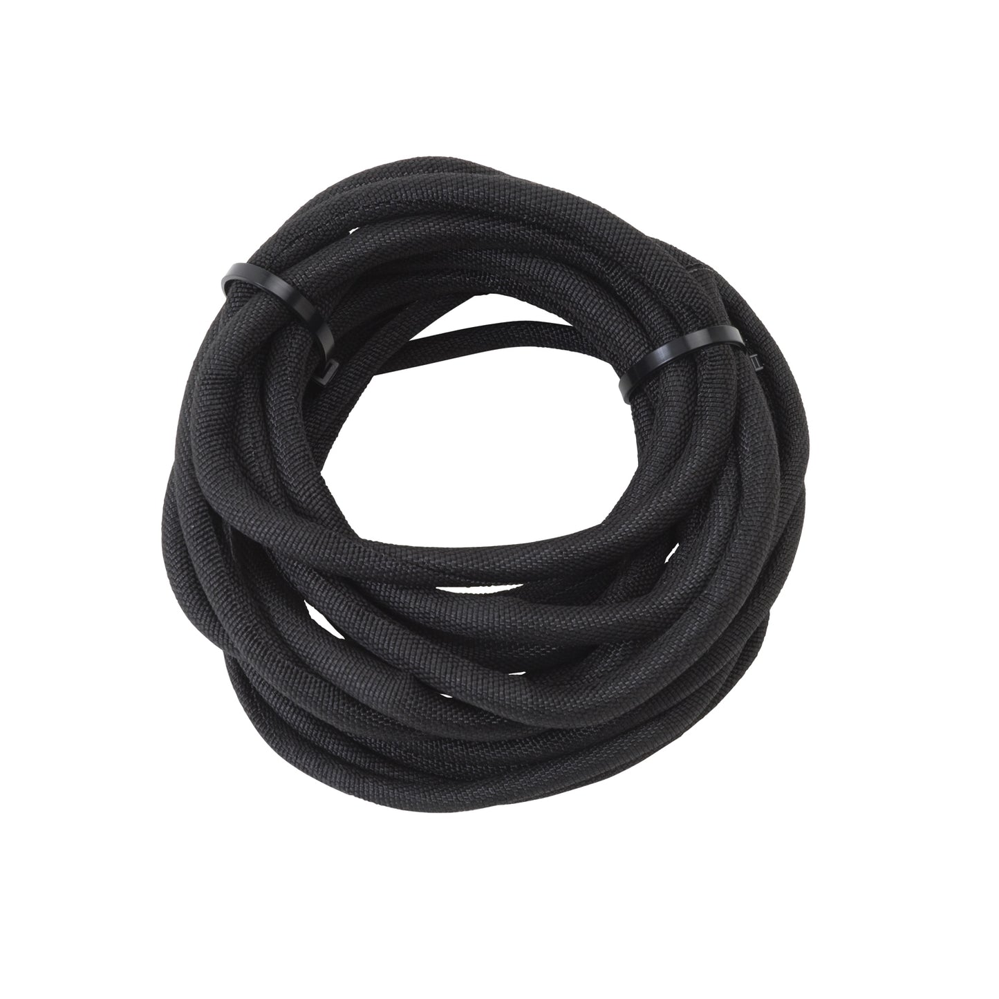 Russell Hose and Wire Sleeve - Wrap-It - 5/16 in Diameter - 10 ft - Split - Polyester - Black - Each