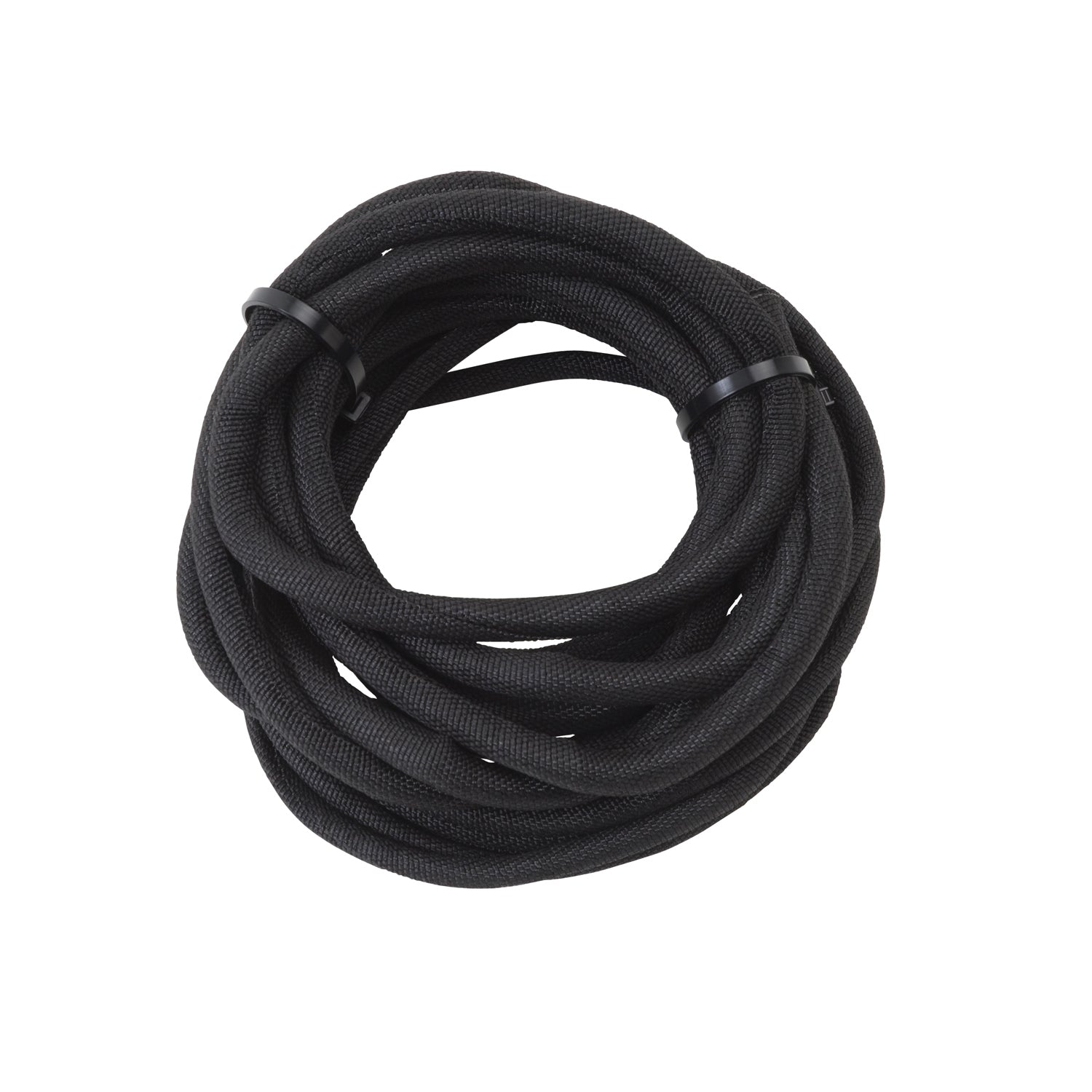 Russell Hose and Wire Sleeve - Wrap-It - 5/16 in Diameter - 10 ft - Split - Polyester - Black - Each