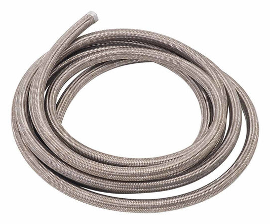 Russell Hose - Proflex - 6 AN - 10 ft - Braided Stainless / Rubber - Natural - Each