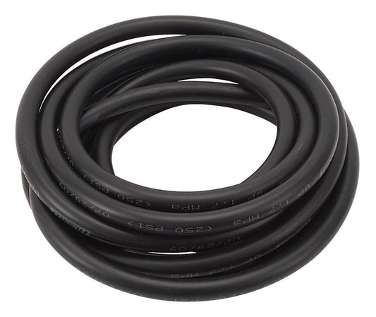 Russell Hose - Twist-Lok - 8 AN - 10 ft - Rubber - Black - Each