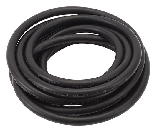 Russell Hose - Twist-Lok - 8 AN - 15 ft - Rubber - Black - Each
