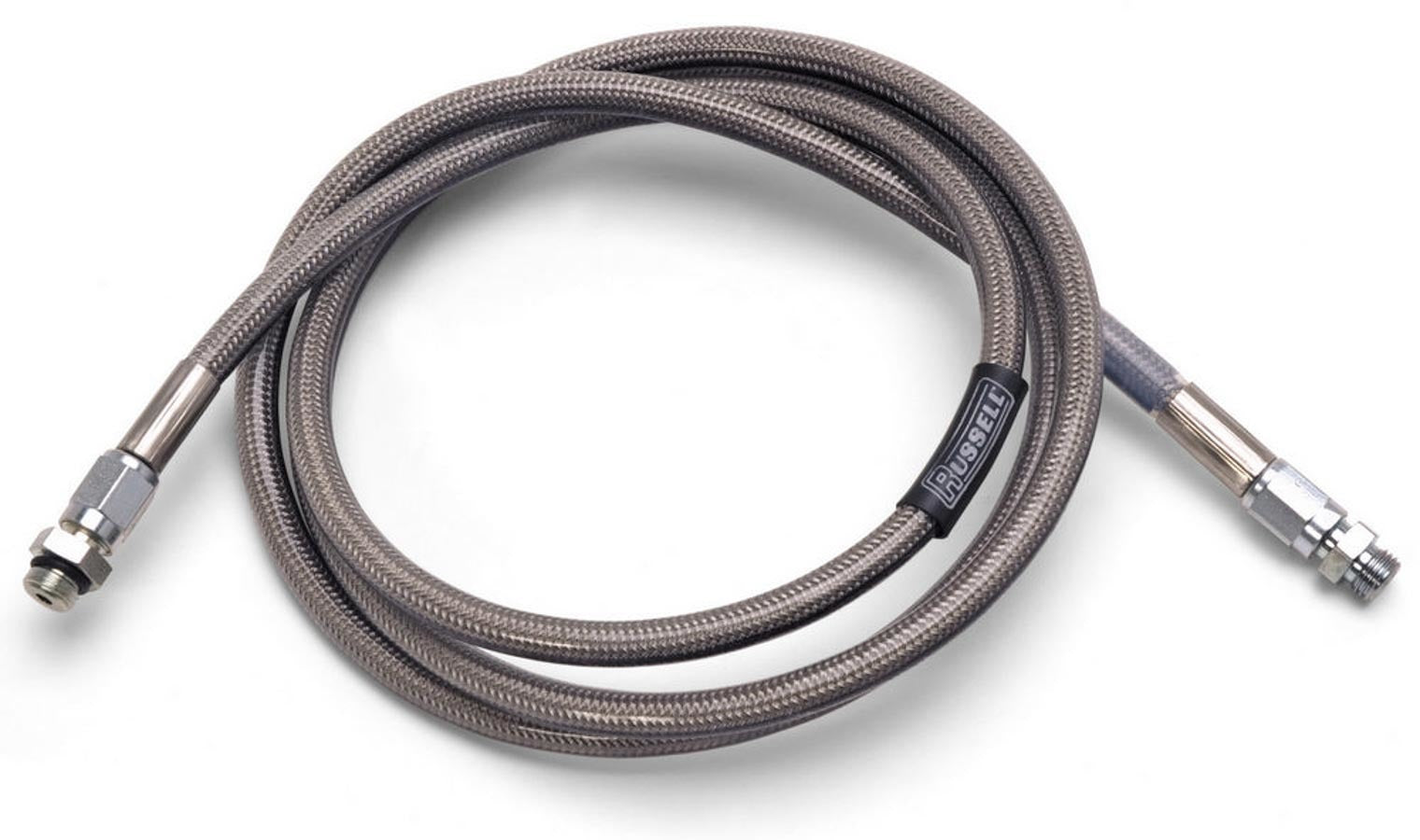Russell Differential Air Line - DOT Approved - 5 ft Long - 3 AN Hose - 3 AN Straight Female to 3 AN Straight Female -
