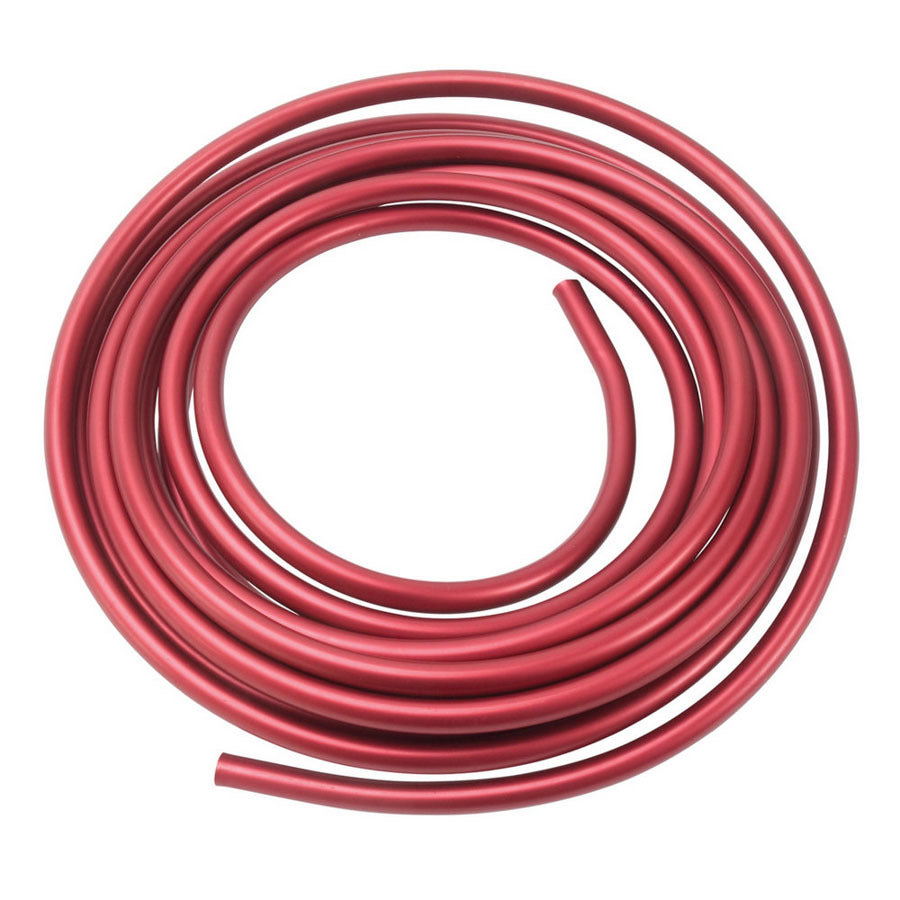 Russell Fuel Line - 3/8 in - 25 ft - Aluminum - Red Anodized - Each