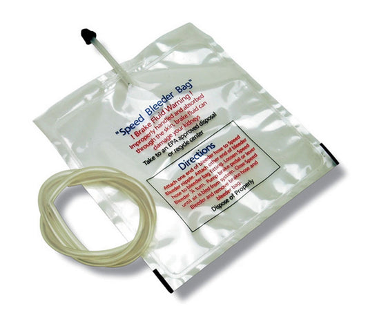 Russell Brake Bleeder Bag - Speed Bleeder - 7 x 7 in Plastic Bag - Holds 12 oz - Plastic Tubing Included - Each