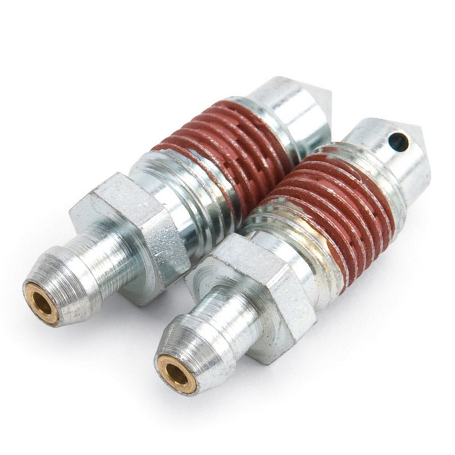 Russell Brake Bleeder - Speed Bleeder - 7/16-20 in Thread - 1.25 in Long - Steel - Zinc Plated - Pair