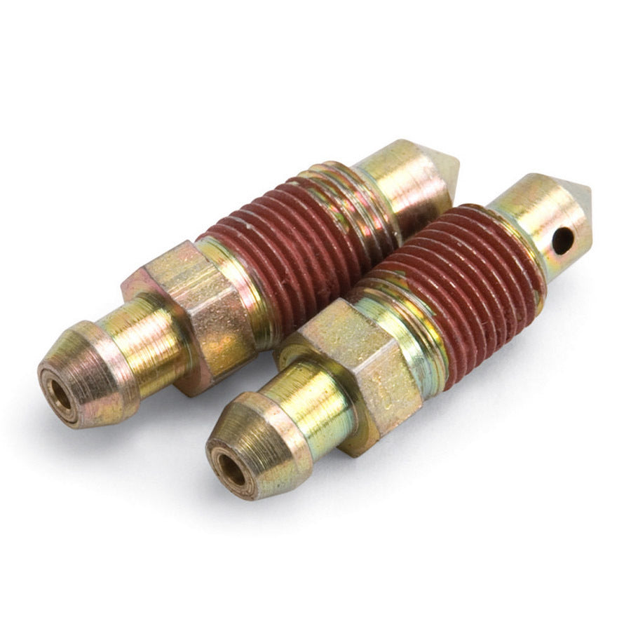 Russell Brake Bleeder - Speed Bleeder - 10 mm x 1.00 Thread - 35 mm Long - Steel - Cadmium - Pair