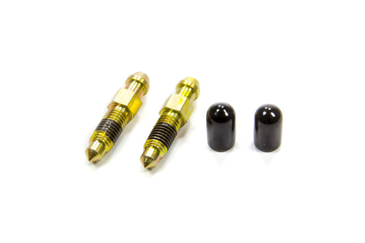 Russell Brake Bleeder - Speed Bleeder - 7 mm x 1.00 Thread - 34 mm Long - Steel - Cadmium - Pair