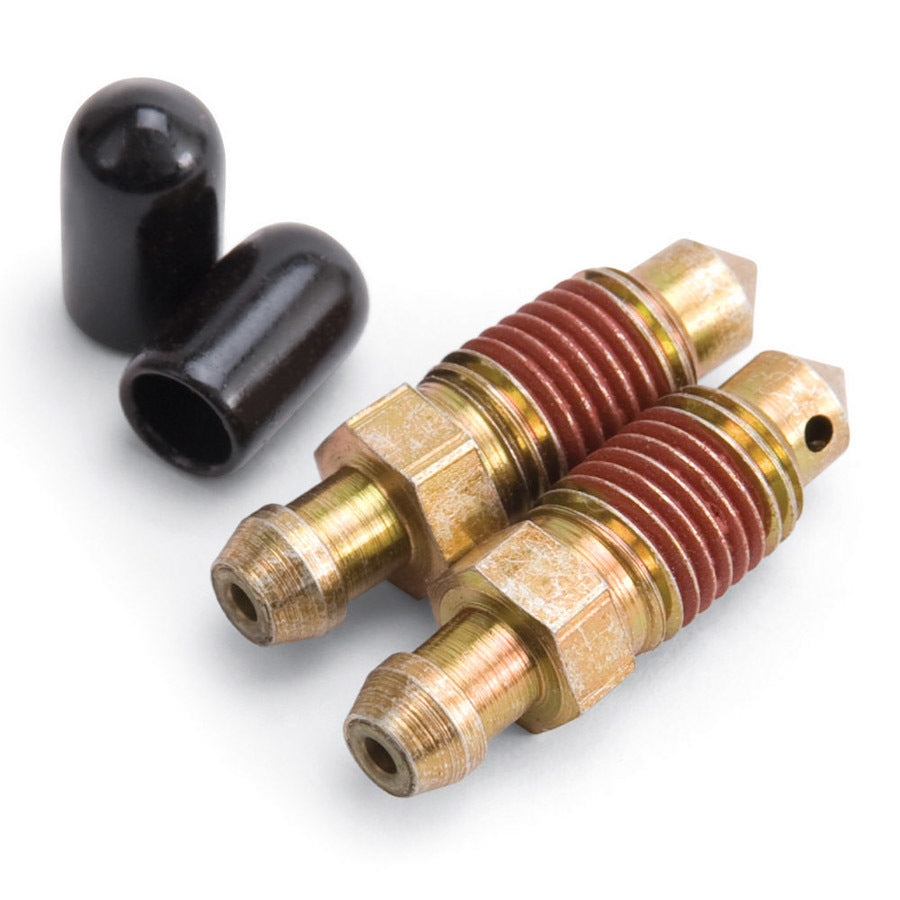 Russell Brake Bleeder - Speed Bleeder - 10 mm x 1.25 Thread - 33 mm Long - Steel - Cadmium - Pair