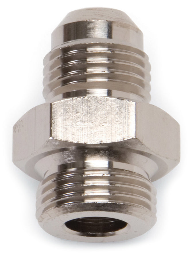 Russell Fitting - Adapter - Straight - 6 AN Male to 5/8-20 in Male - Aluminum - Nickel Anodized - Each