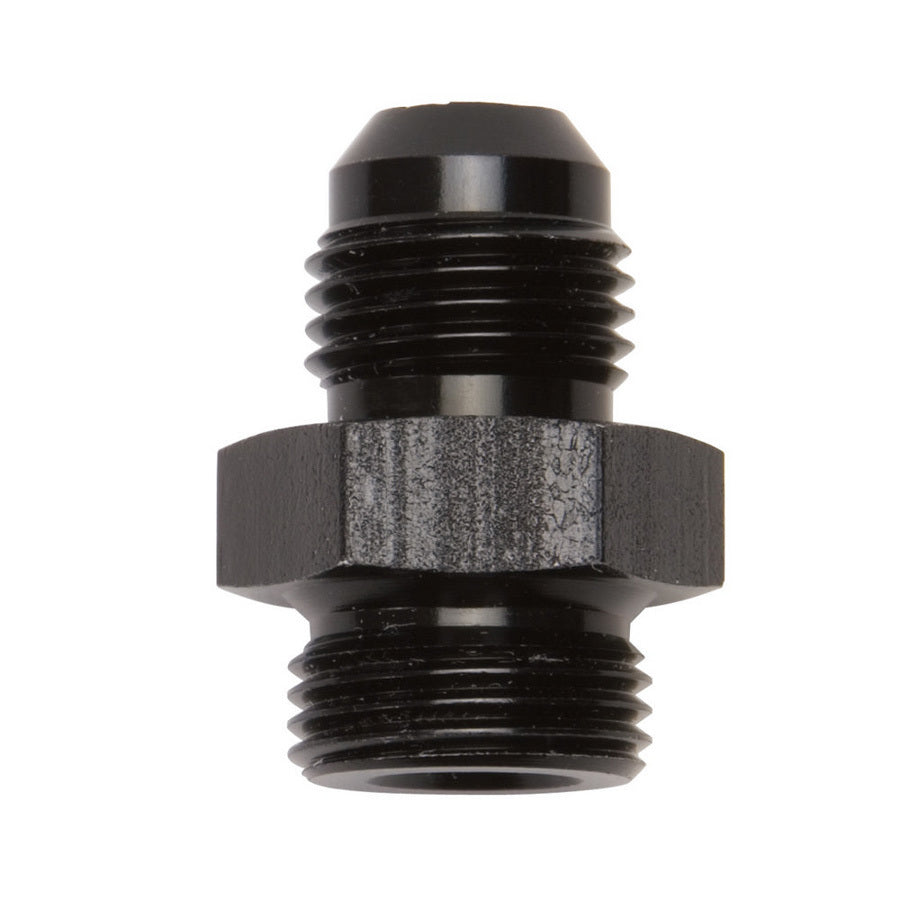 Russell Fitting - Adapter - Straight - 6 AN Male to 5/8-20 in Male - Aluminum - Black Anodized - Each