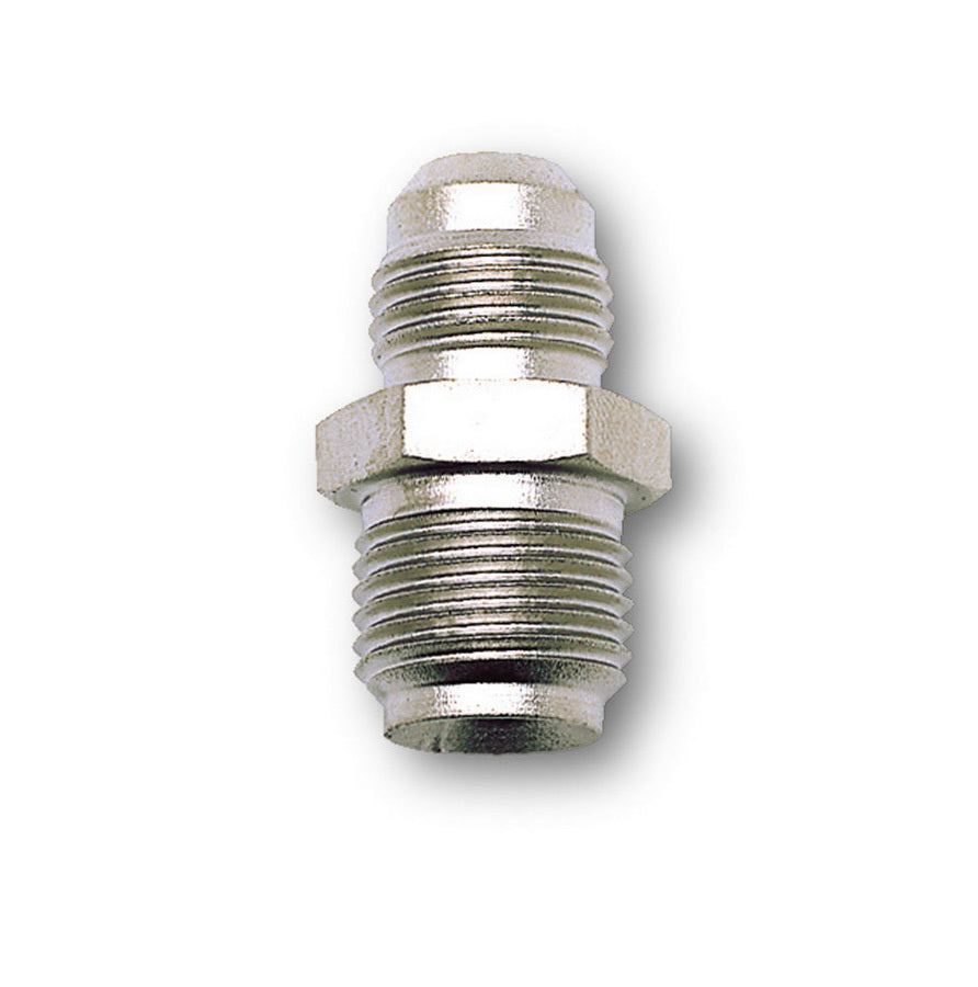Russell Fitting - Adapter - Straight - 6 AN Male to 5/8-18 in Inverted Flare Male - Aluminum - Nickel Anodized - Each