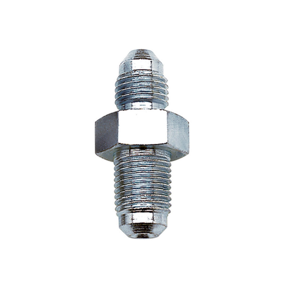 Russell Fitting - Adapter - Endura - 3 AN Male to 10 mm x 1.0 Male - Steel - Zinc Oxide - Each