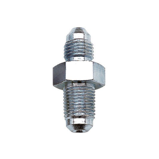 Russell Fitting - Adapter - Endura - 3 AN Male to 10 mm x 1.0 Male - Steel - Zinc Oxide - Each