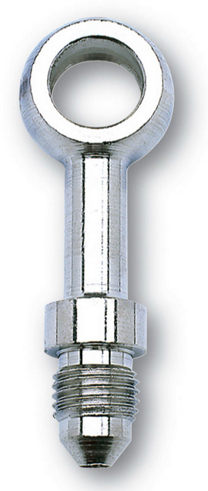 Russell Fitting - Adapter Banjo - Straight - 3 AN Male to 10 mm Banjo - Steel - Nickel Plated - Each