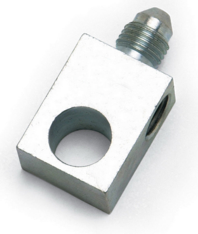 Russell Fitting - Adapter Tee - 3/8-24 in Inverted Flare Female x 3/8-24 in Inverted Flare Female x 3 AN Male - Steel