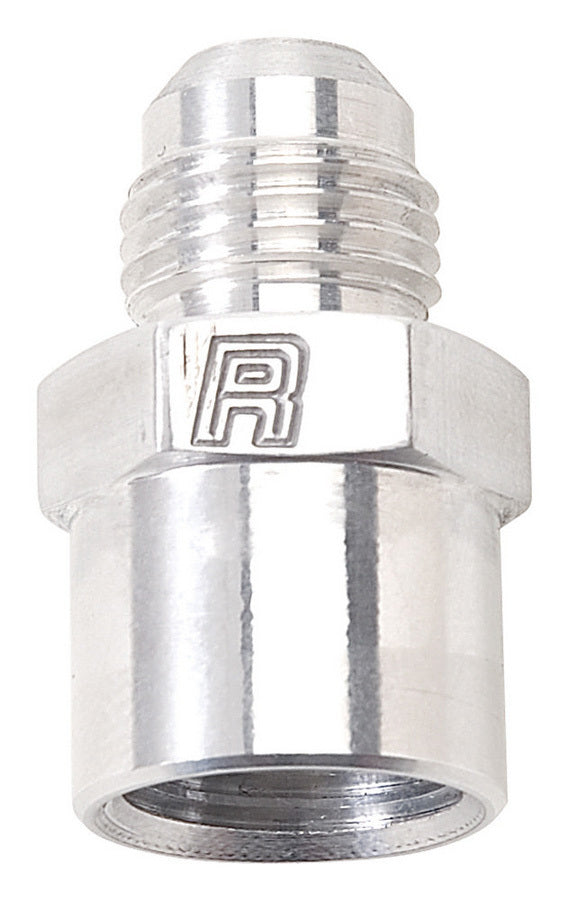 Russell Fitting - Adapter - Straight - 5/8-20 in Inverted Flare Female to 8 AN Male - Steel - Zinc Oxide - Each