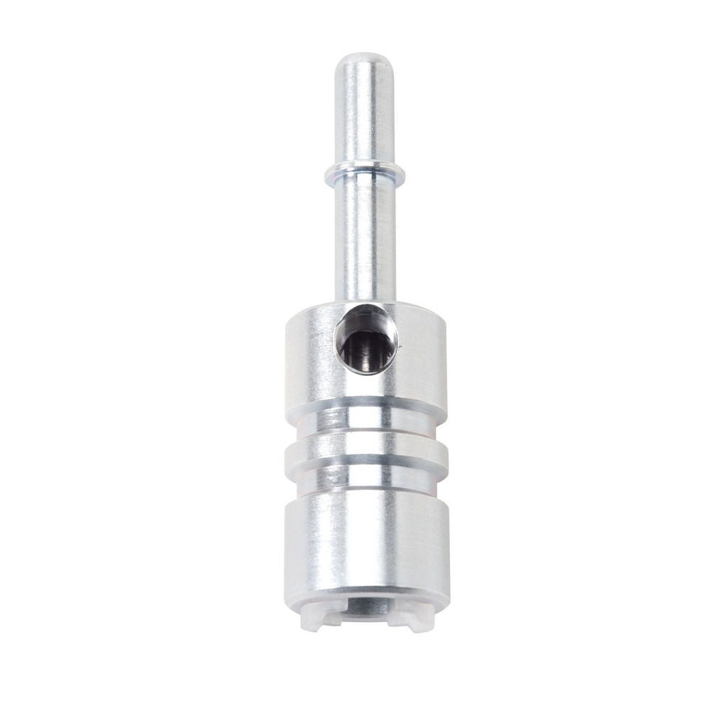 Russell Fitting - Gauge Adapter - Straight - 3/8 in SAE Male Quick Disconnect to 3/8 SAE Female Quick Disconnect - 1/8