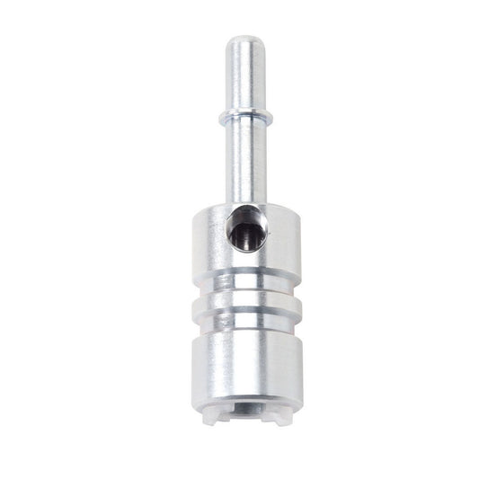 Russell Fitting - Gauge Adapter - Straight - 3/8 in SAE Male Quick Disconnect to 3/8 SAE Female Quick Disconnect - 1/8