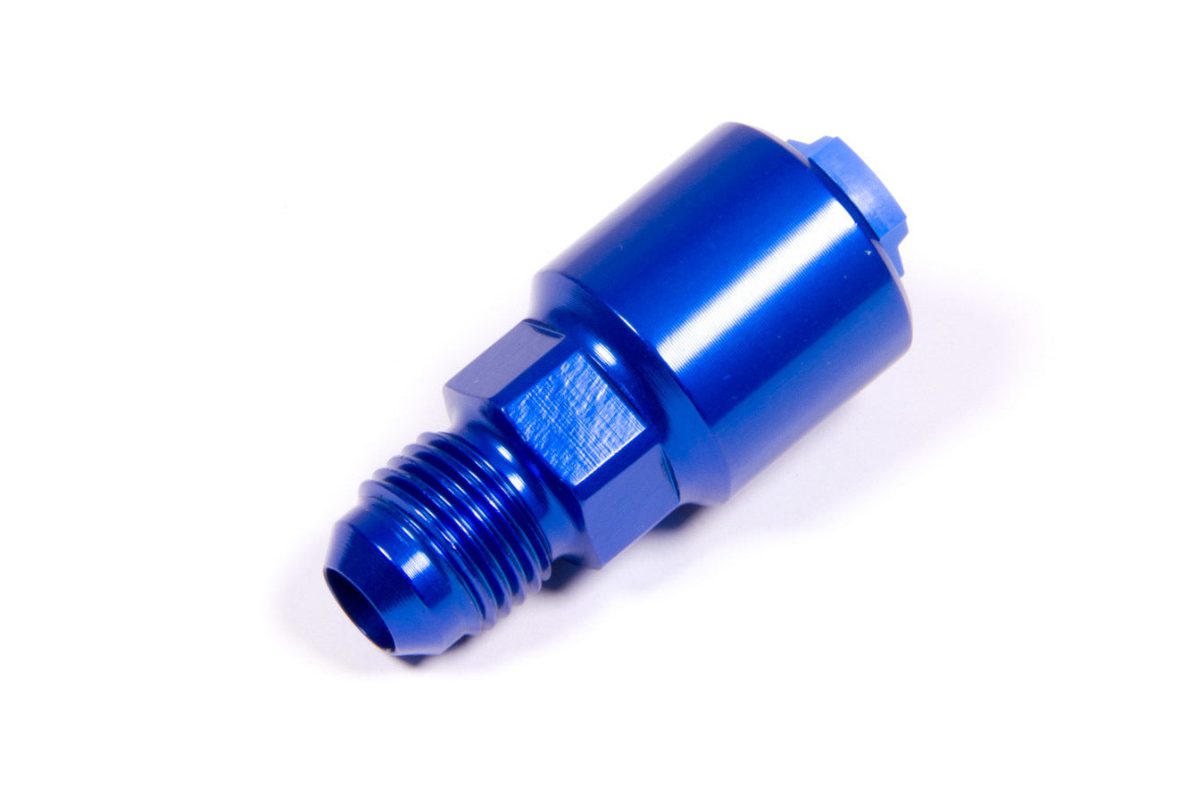 Russell Fitting - Fuel Injection Adapter - Straight - 6 AN Male to 3/8 in SAE Female Quick Disconnect - Aluminum -