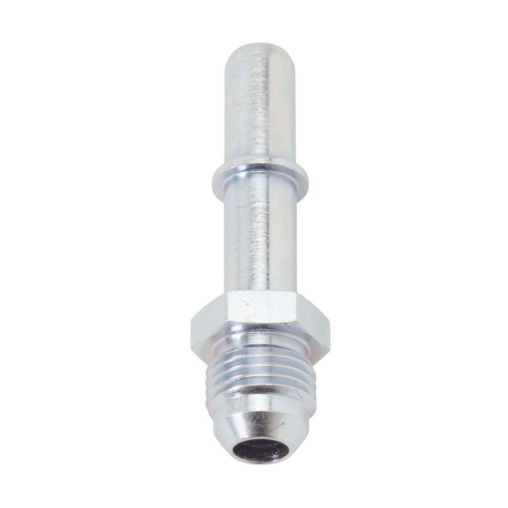 Russell Fitting - Adapter - Straight - 6 AN Male to 5/16 in SAE Male Quick Disconnect - Steel - Zinc Plated - Each