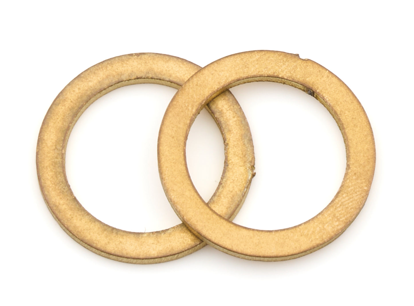 Russell Crush Washer - 0.632 in ID - 0.864 in OD - 0.058 in Thick - Copper - Natural - Pair