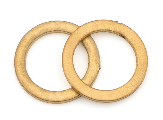 Russell Crush Washer - 0.632 in ID - 0.864 in OD - 0.058 in Thick - Copper - Natural - Pair