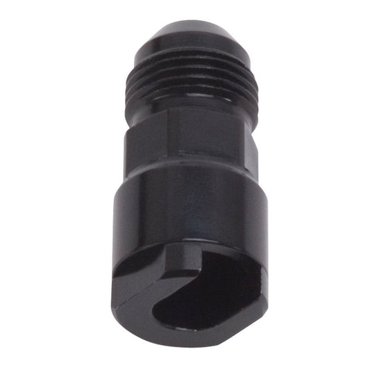 Russell Fitting - Fuel Injection Adapter - Straight - 8 AN Male to 3/8 in SAE Female Quick Disconnect - Screw-In End