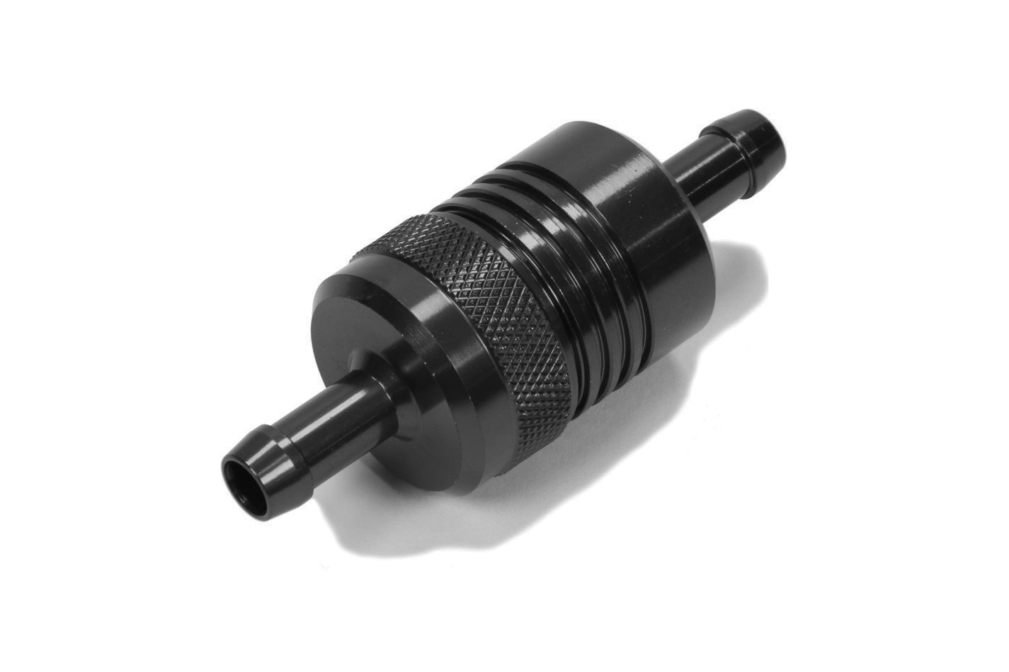 Russell Fuel Filter - Street - In-Line - 40 Micron - Sintered Bronze Element - 5/16 in Hose Barb Inlet - 5/16 in Hose