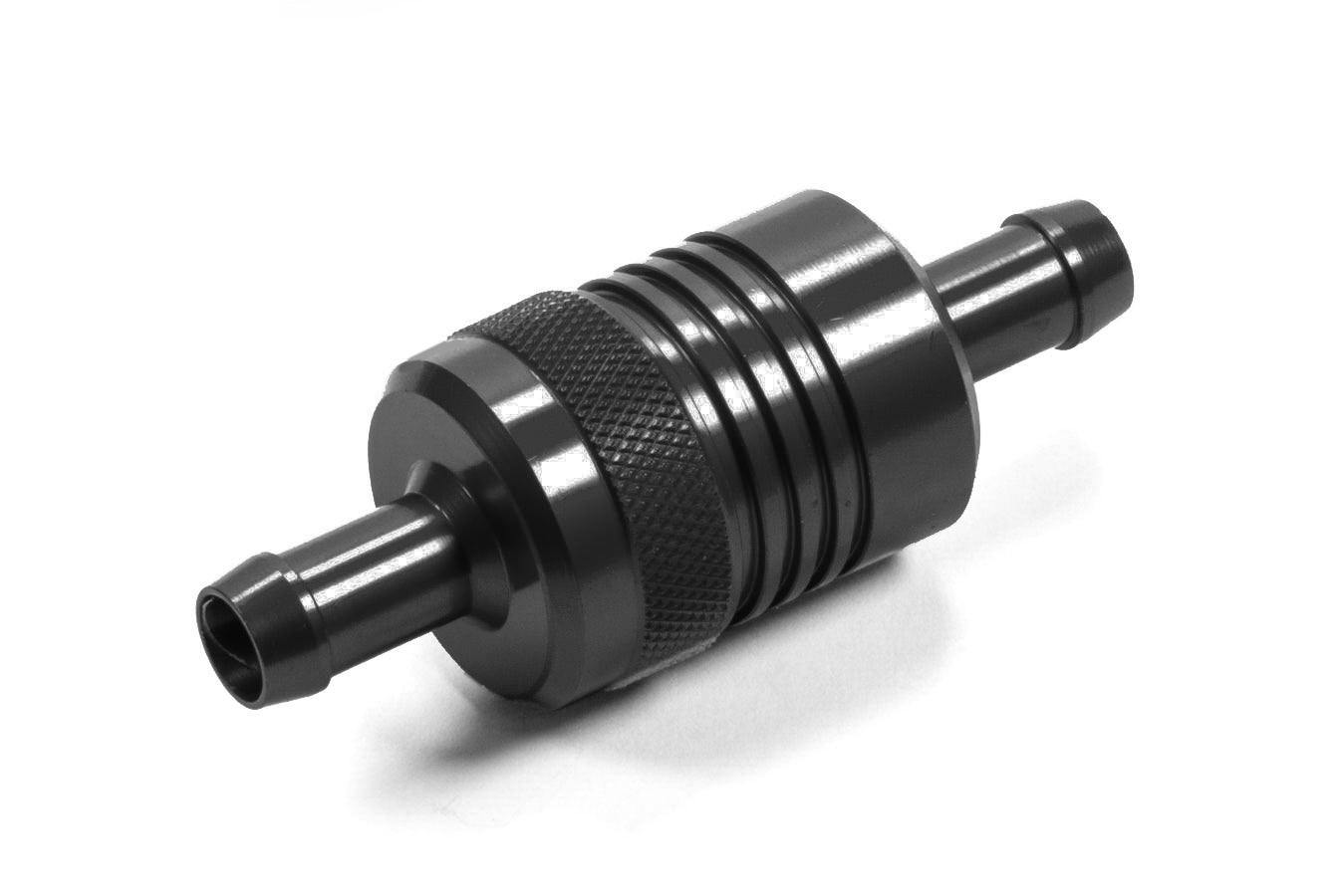 Russell Fuel Filter - In-Line - 40 Micron - Bronze Element - 3/8 in Hose Barb Inlet - 3/8 in Hose Barb Outlet -
