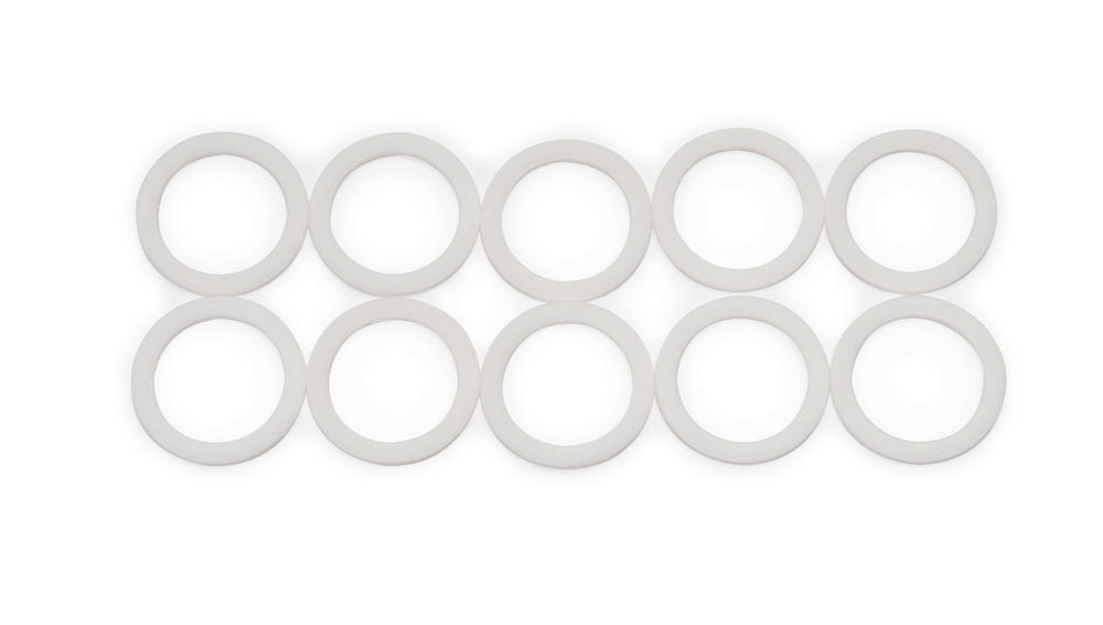 Russell Sealing Washer - 8 AN - 1 in OD - 0.76 in ID - 0.062 in Thick - PTFE - Set of 10