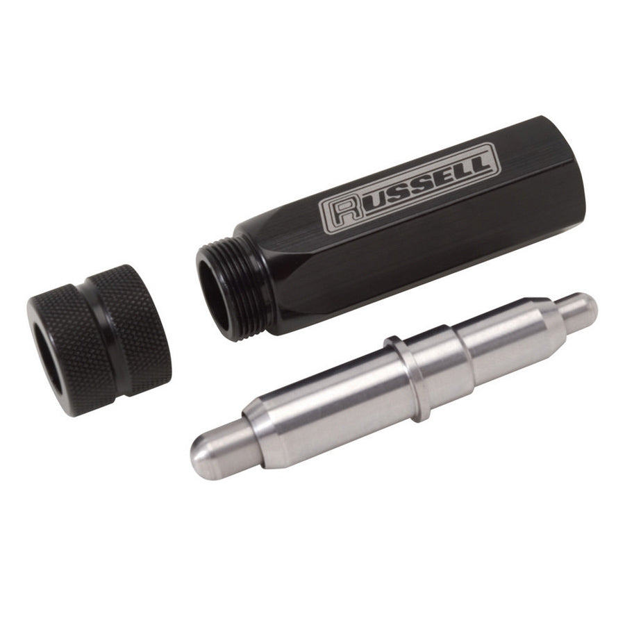 Russell Hose Braid Spreader - 6 AN-8 AN PTFE Hose - Aluminum Handle - Black Anodized - Each