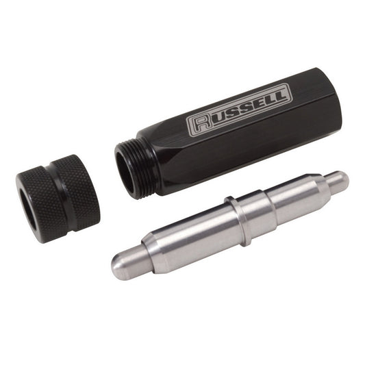 Russell Hose Braid Spreader - 6 AN-8 AN PTFE Hose - Aluminum Handle - Black Anodized - Each