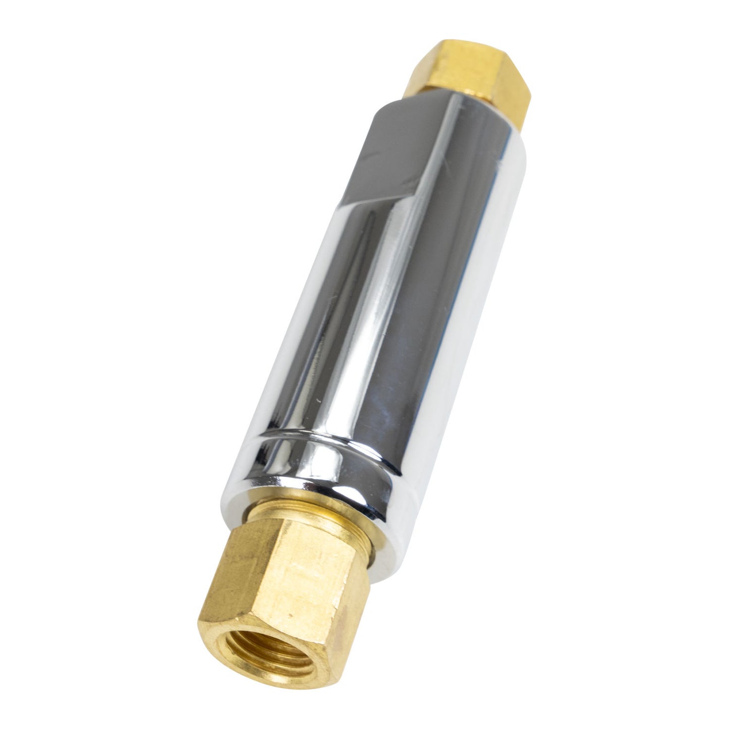 Russell Residual Pressure Valve - 2 lb - 1/8 in NPT Inlet - 1/8 in NPT Outlet - 3/8-24 in Inverted Flare Fittings