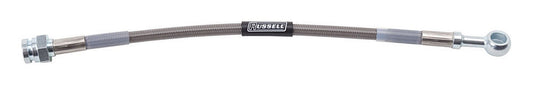 Russell AN Hose Assembly - Powerflex - 12 in Long - 3/16 in Hose - 3/8 in NPT Female to 10 mm Banjo - DOT Approved -