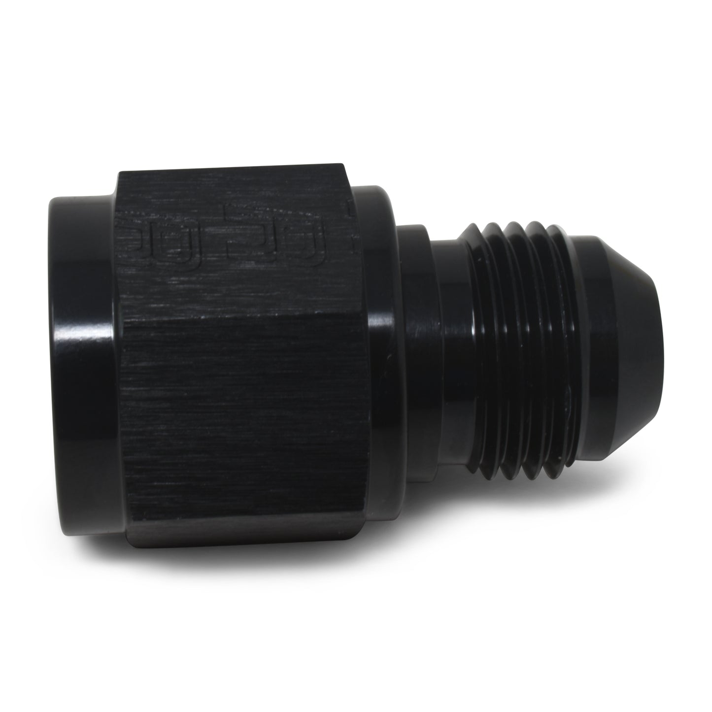 Russell Fitting - Adapter - Straight - 8 AN Female to 4 AN Male - Aluminum - Black Anodized - Each