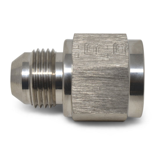 Russell Fitting - Adapter - Straight - 8 AN Female to 6 AN Male - Aluminum - Clear Anodized - Each