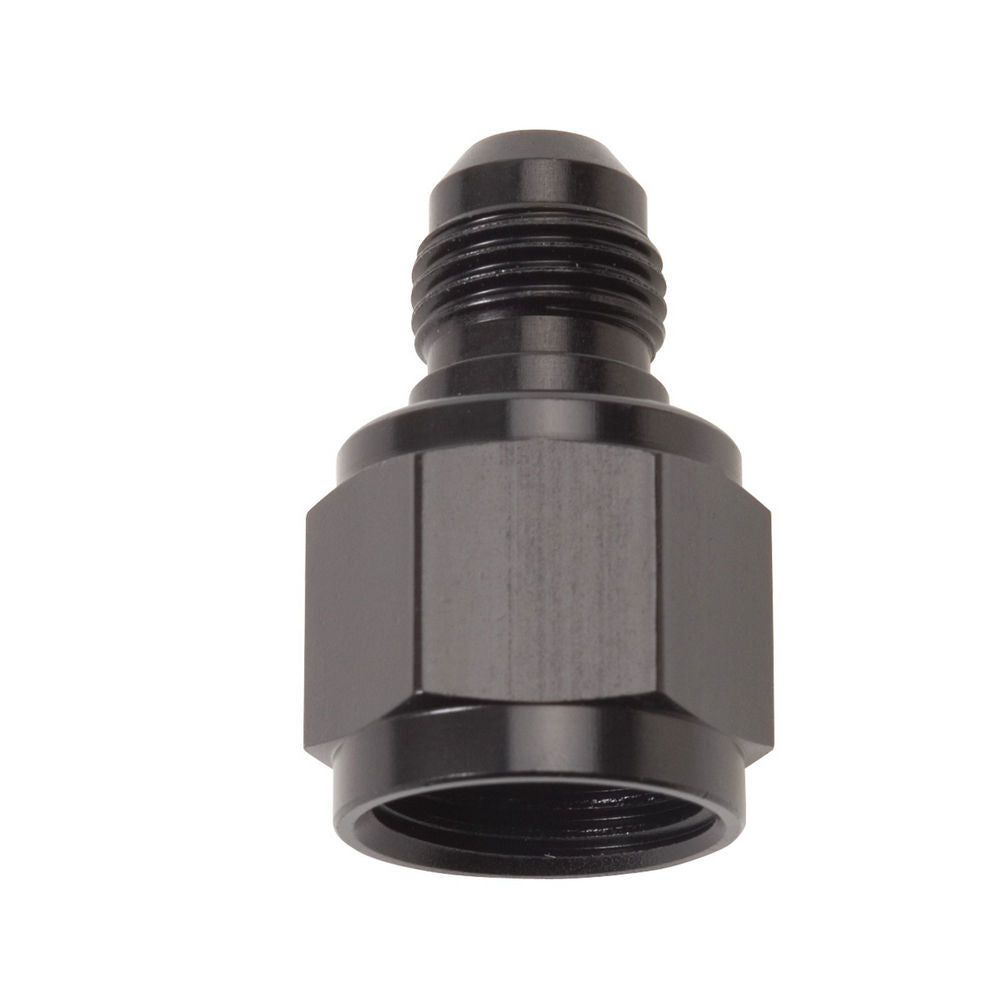 Russell Fitting - Adapter - Straight - 8 AN Female to 6 AN Male - Aluminum - Black Anodized - Each