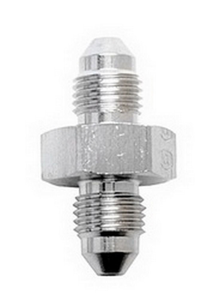 Russell Fitting - Adapter - Straight - 3 AN Male to 3 AN Male - Aluminum - Nickel Anodized - Each